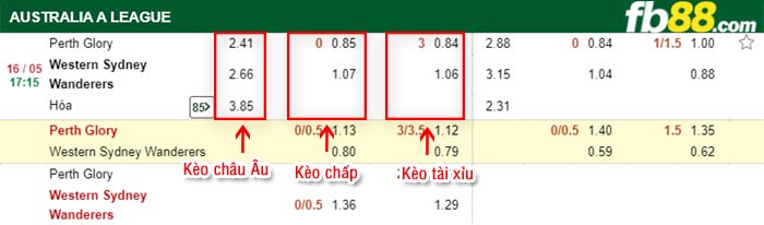 fb88-bảng kèo trận đấu Perth Glory vs Western Sydney