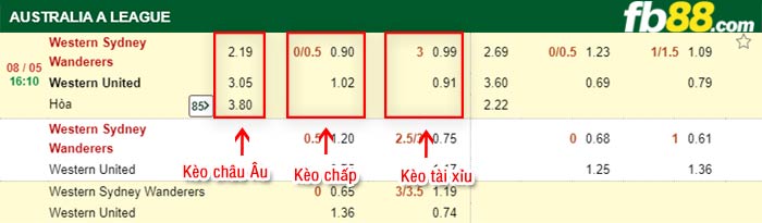 fb88-bảng kèo trận đấu Western Sydney vs Western United