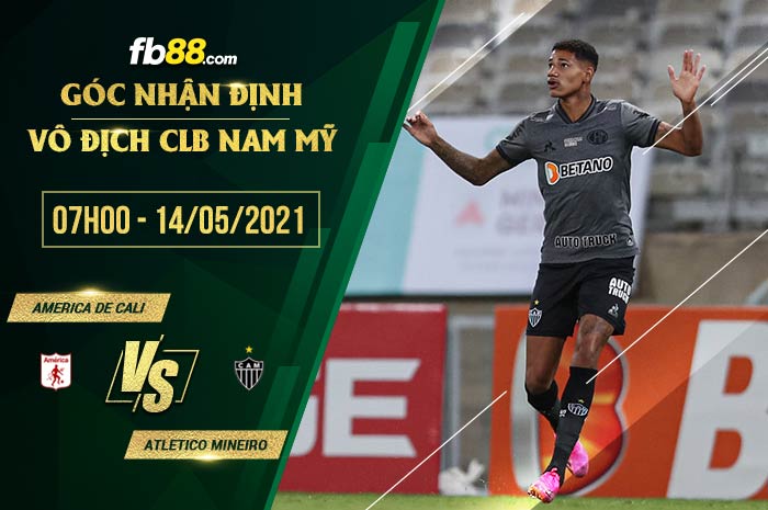 fb88-soi kèo America de Cali vs Atletico Mineiro