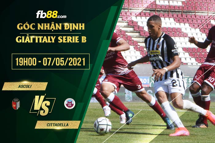 fb88-soi kèo Ascoli vs Cittadella