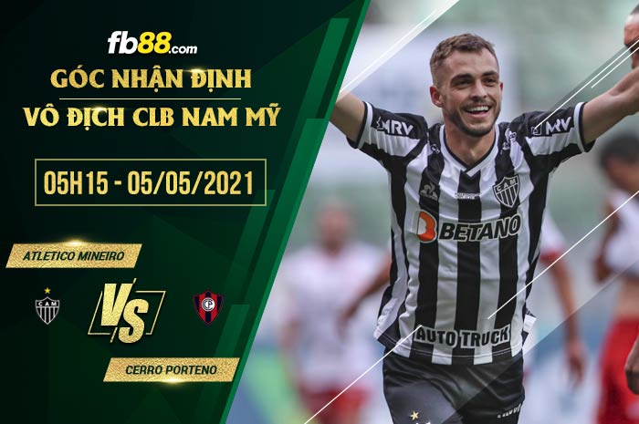 fb88-soi kèo Atletico Mineiro vs Cerro Porteno