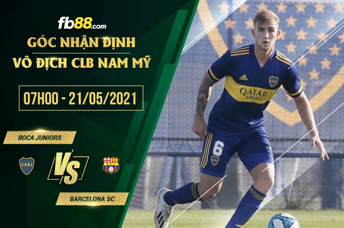 fb88-soi kèo Boca Juniors vs Barcelona SC
