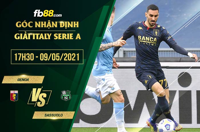 fb88-soi kèo Genoa vs Sassuolo