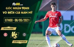 fb88-soi kèo Internacional vs Asuncion