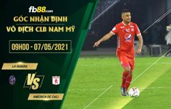fb88-soi kèo La Guaira vs America de Cali