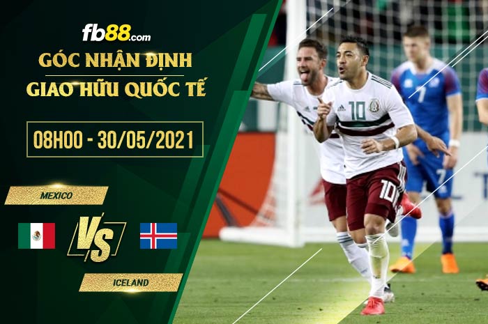 fb88-thông số trận đấu Mexico vs Iceland