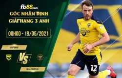 fb88-soi kèo Oxford vs Blackpool