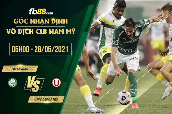 fb88-soi kèo Palmeiras vs Univ Deportes