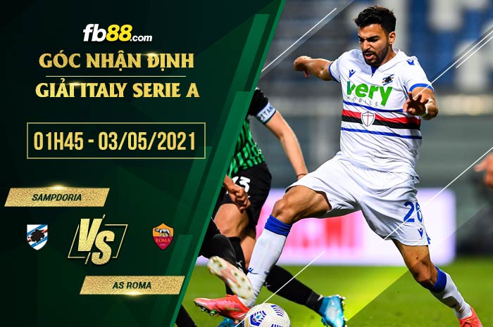 fb88-soi kèo Sampdoria vs Roma