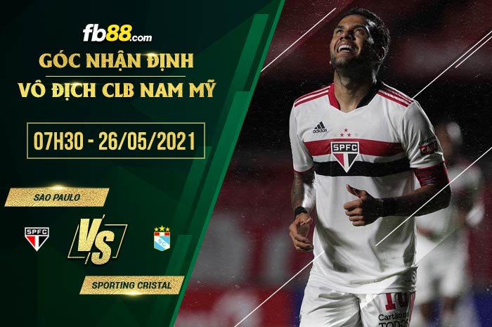 fb88-soi kèo Sao Paulo vs Sporting Cristal