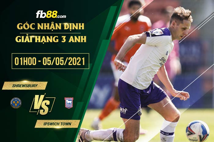 fb88-soi kèo Shrewsbury vs Ipswich