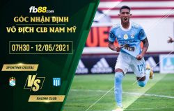 fb88-soi kèo Sporting Cristal vs Racing Club