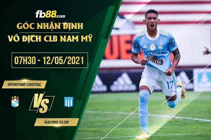 fb88-soi kèo Sporting Cristal vs Racing Club