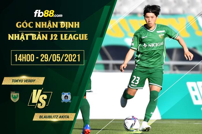 fb88-soi kèo Tokyo Verdy vs Blaublitz Akita