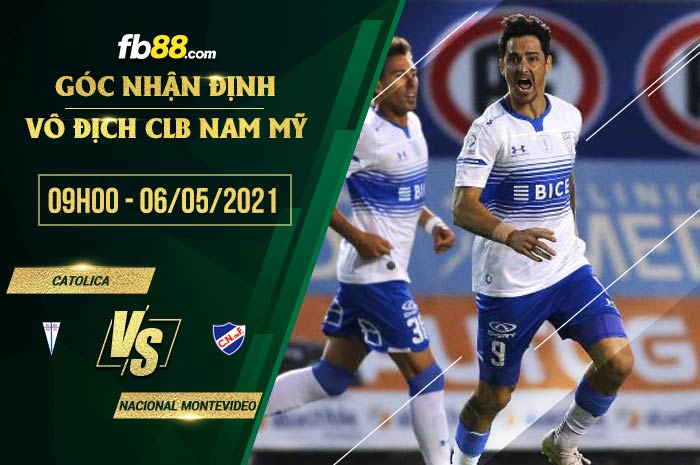 fb88-soi kèo Univ Catolica vs Nacional Montevideo