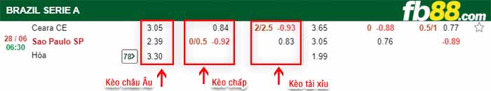 fb88-bảng kèo trận đấu Ceara vs Sao Paulo