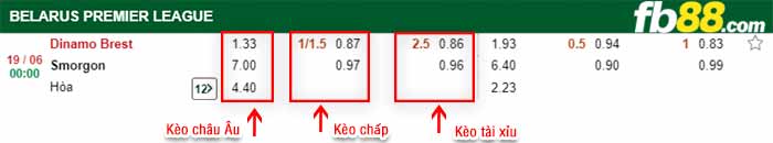 fb88-bảng kèo trận đấu Dinamo Brest vs Smorgon