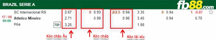 fb88-bảng kèo trận đấu Internacional vs Atletico Mineiro