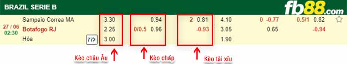 fb88-bảng kèo trận đấu Sampaio Correa vs Botafogo