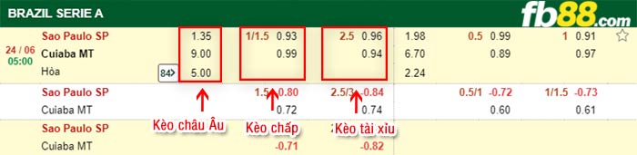 fb88-bảng kèo trận đấu Sao Paulo vs Cuiaba