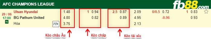 fb88-bảng kèo trận đấu Ulsan vs Pathum Utd