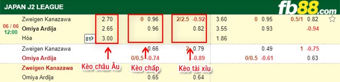 fb88-bảng kèo trận đấu Zweigen Kanazawa vs Omiya Ardija