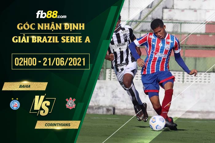 fb88-soi kèo Bahia vs Corinthians