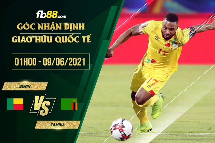 fb88-soi kèo Benin vs Zambia
