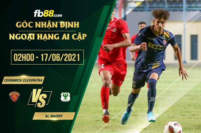 fb88-soi kèo Ceramica Cleopatra vs Al Masry