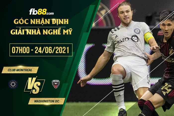 fb88-soi kèo Club Montreal vs Washington DC