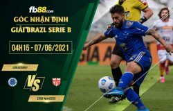 fb88-soi kèo Cruzeiro vs CRB Maceio