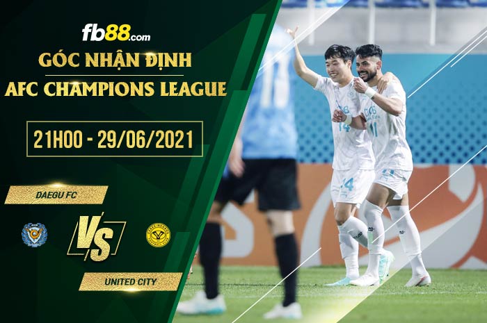 fb88-soi kèo Daegu FC vs United City