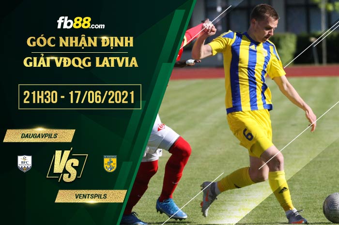 fb88-soi kèo Daugavpils vs Ventspils