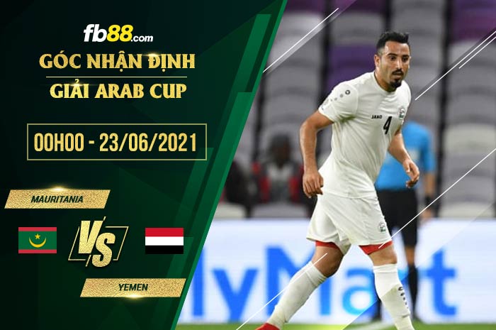 fb88-soi kèo Mauritania vs Yemen