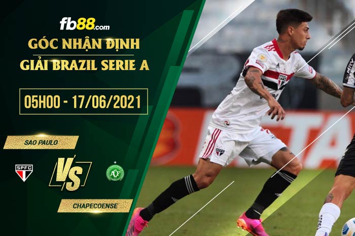 fb88-soi kèo Sao Paulo vs Chapaecoense