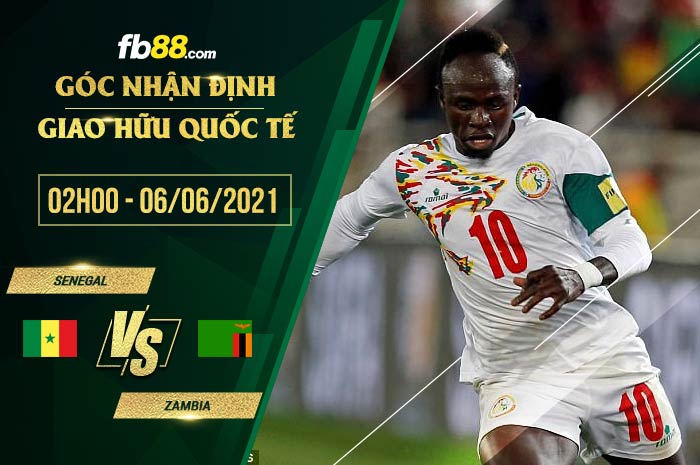 fb88-soi kèo Senegal vs Zambia