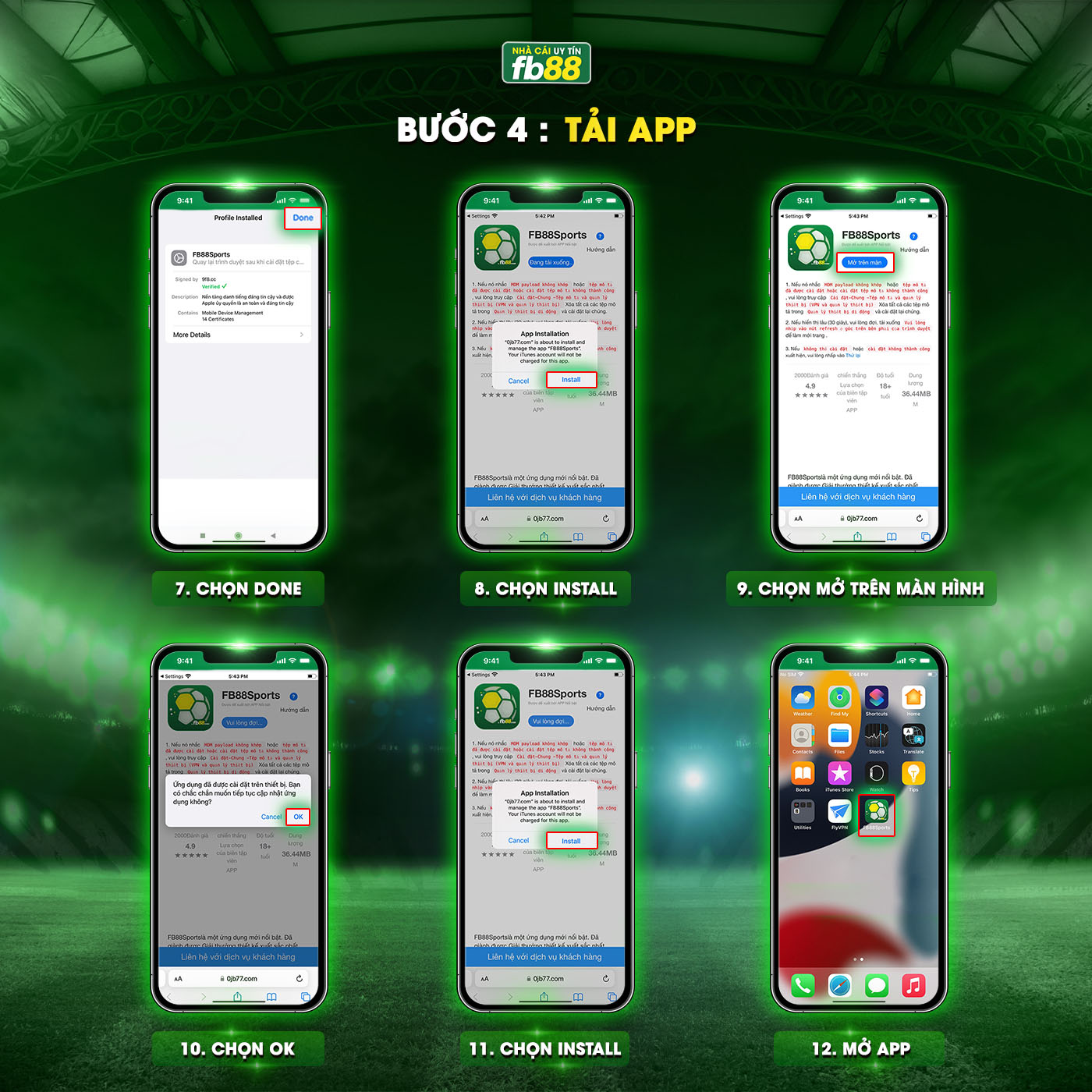 Bước 4 Tải App FB88 Về Iphone 2