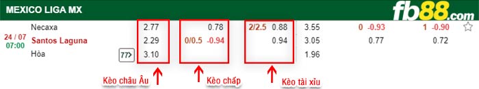 fb88-bảng kèo trận đấu Club Necaxa vs Santos Laguna