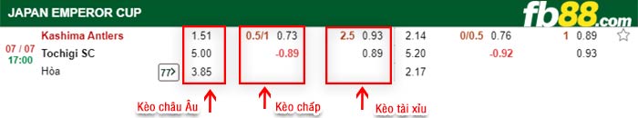 fb88-bảng kèo trận đấu Kashima Antlers vs Tochigi