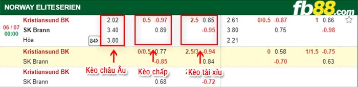 fb88-bảng kèo trận đấu Kristiansund vs Brann