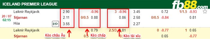 fb88-bảng kèo trận đấu Leiknir Reykjavik vs Stjarnan
