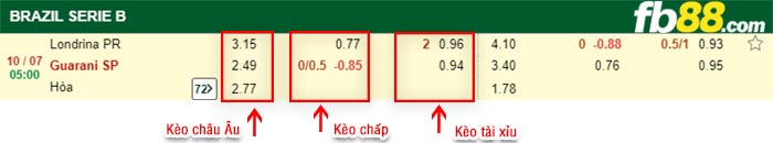 fb88-bảng kèo trận đấu Londrina vs Guarani