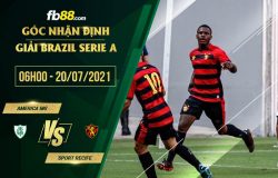 fb88-soi kèo America MG vs Sport Recife