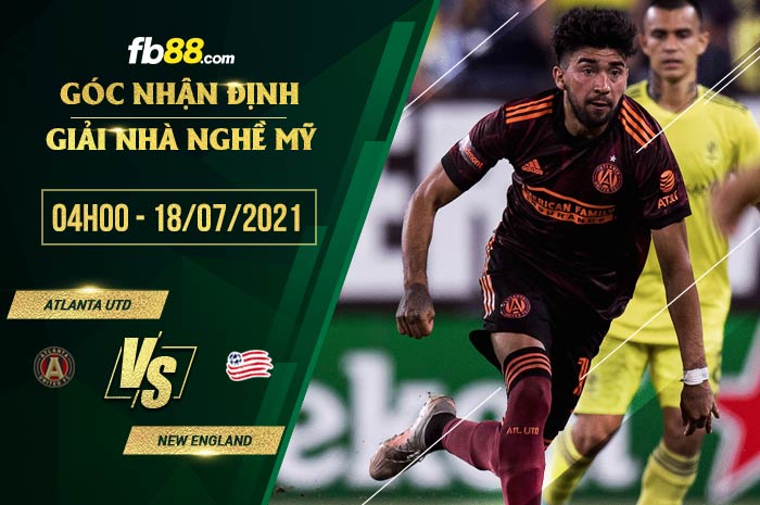 fb88-soi kèo Atlanta United vs New England