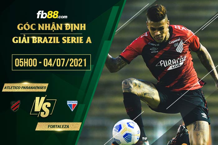 fb88-soi kèo Atletico Paranaenses vs Fortaleza