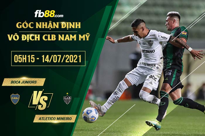 fb88-soi kèo Boca Juniors vs Atletico Mineiro