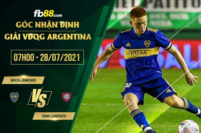 fb88-soi kèo Boca Juniors vs San Lorenzo