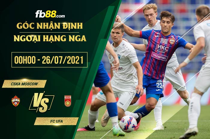 fb88-soi kèo CSKA Moscow vs FC Ufa