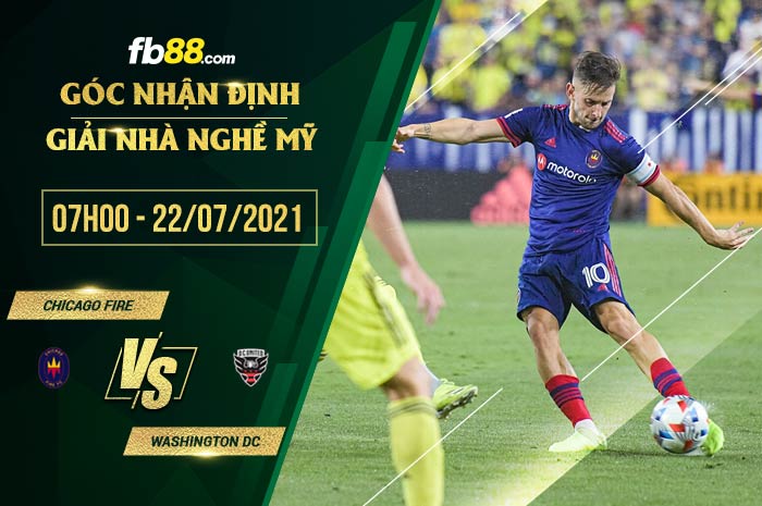 fb88-soi kèo Chicago Fire vs Washington DC