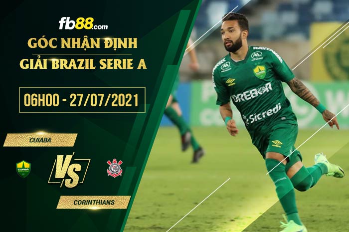 fb88-soi kèo Cuiaba vs Corinthians